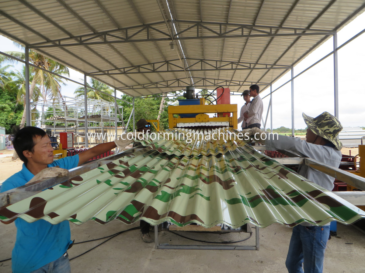 Corrugated Tile Roofing